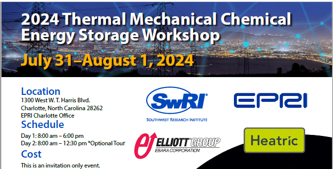 2024 Thermal Mechanical Chemical Energy Storage Workshop