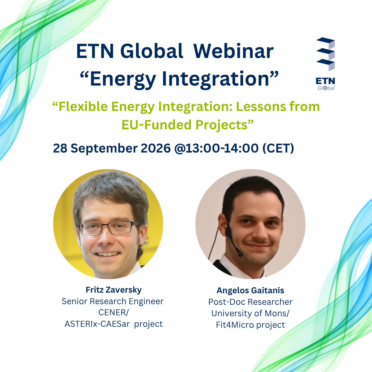 ETN Global Webinar “Energy Integration”